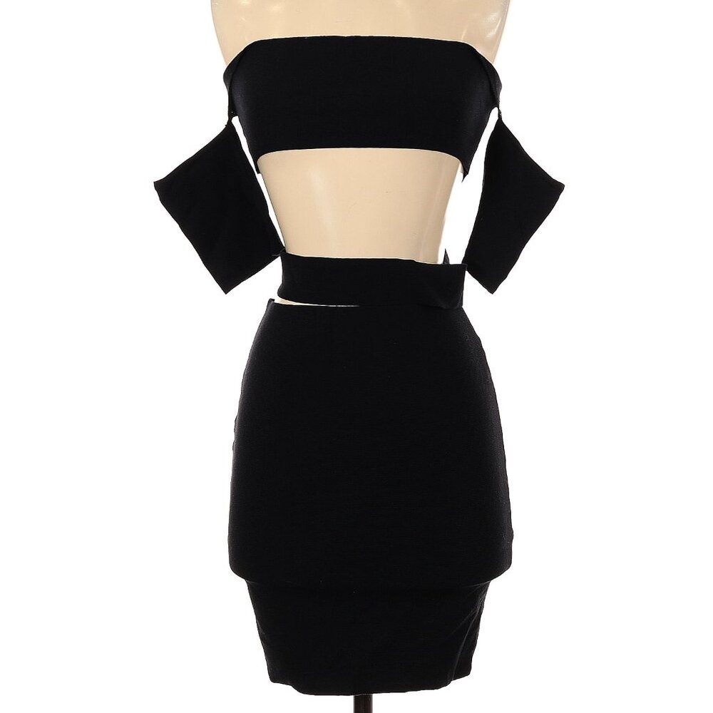 Rehab Knit Bandage Bondage Cutout Dress